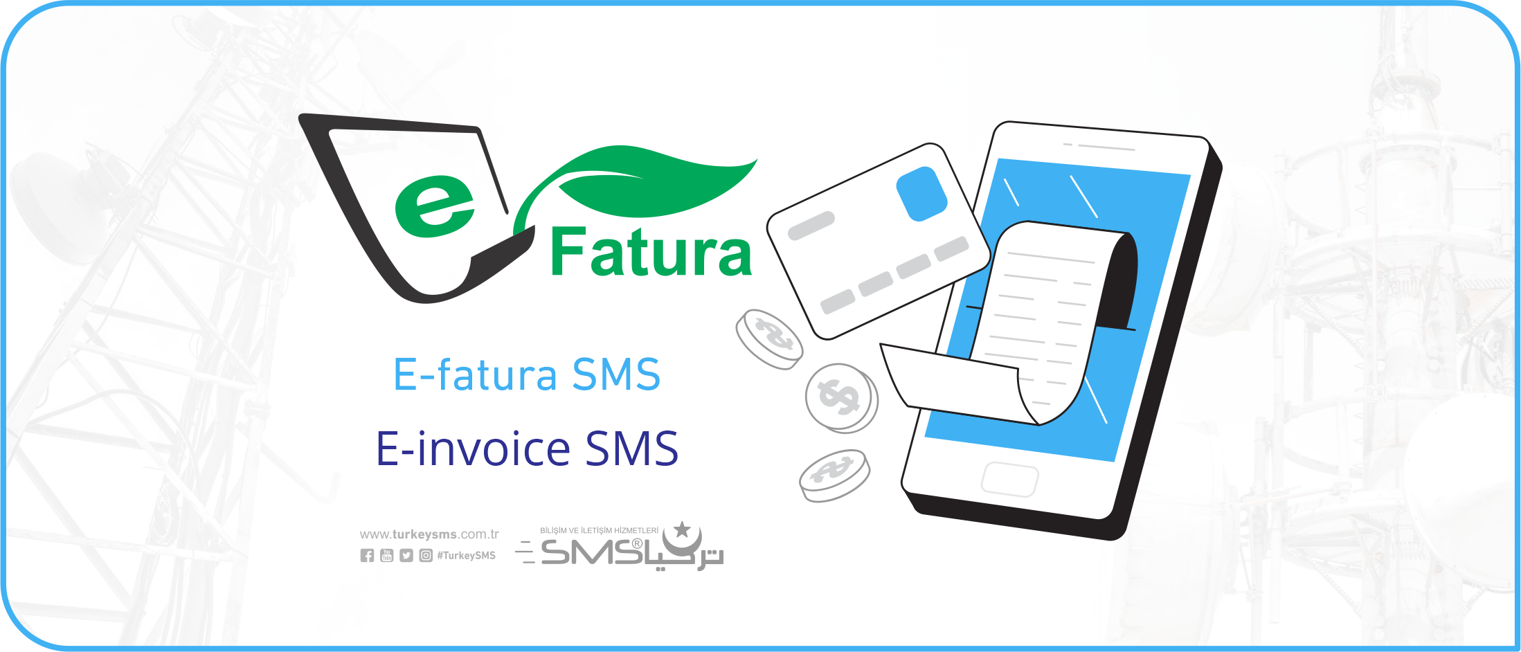 E-Ticaret E-Commerce SMS E-fatura E-invoice SMS