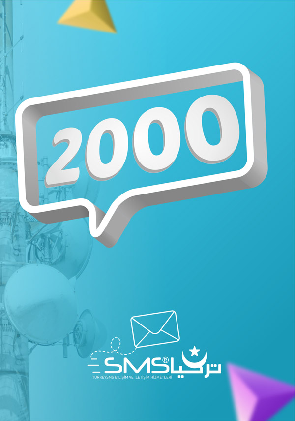 Discover the unbeatable price of the 2000 SMS package within Turkey!