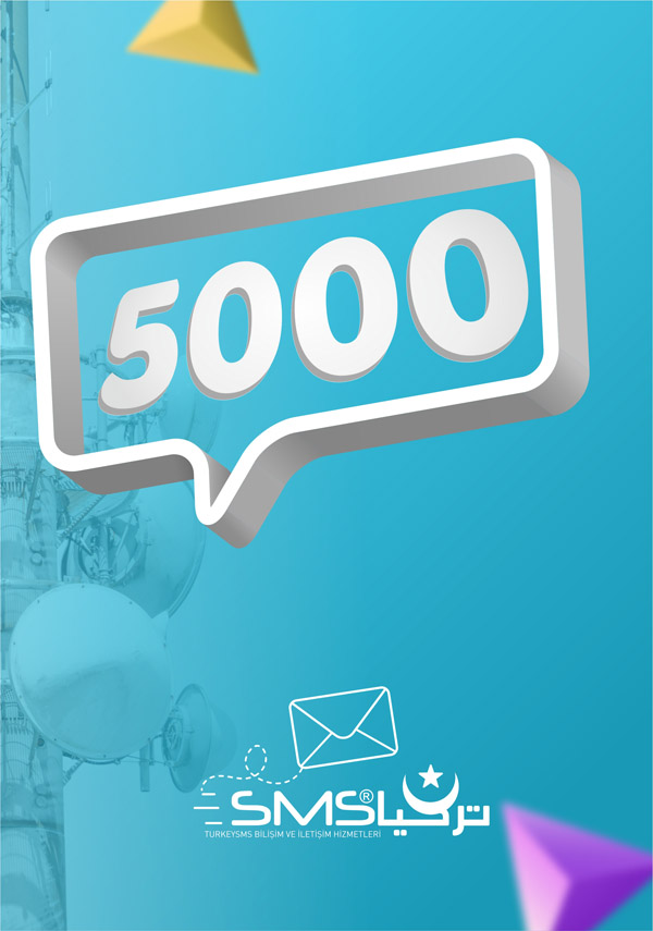 Discover the unbeatable price of the 5000 SMS package within Turkey!