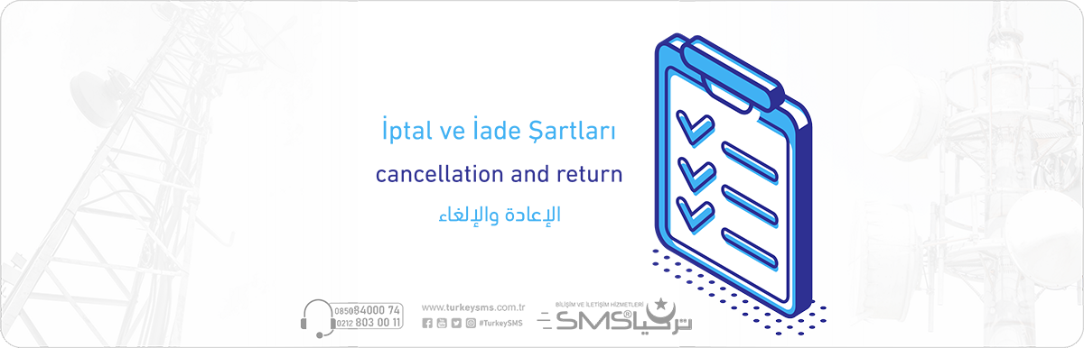 İptal ve iade şartları