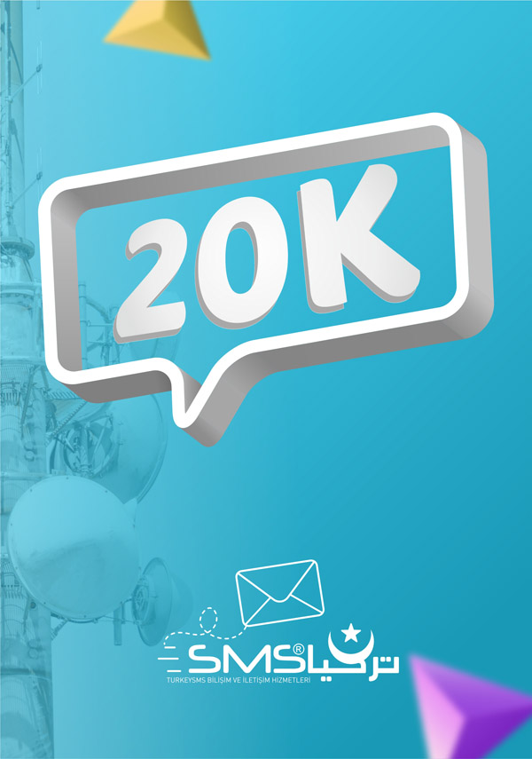 Discover the unbeatable price of the 20000 SMS package within Turkey!